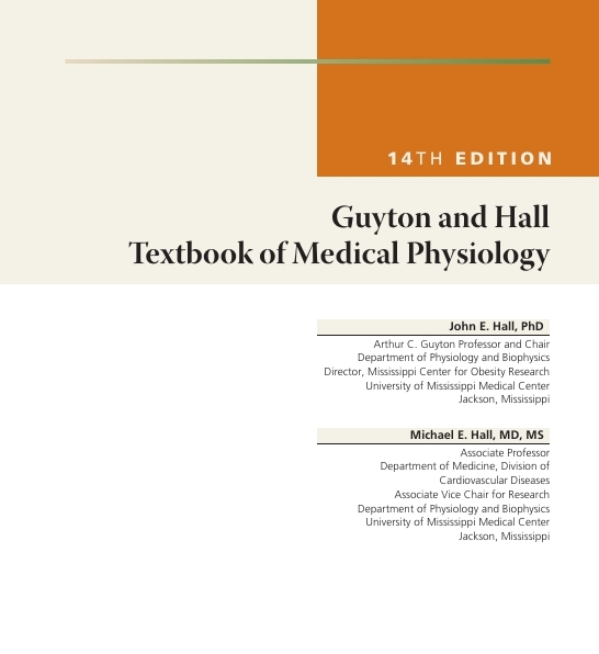دانلود PDF کتاب Guyton and Hall Textbook of Medical Physiology - نسخههای 13 و 14