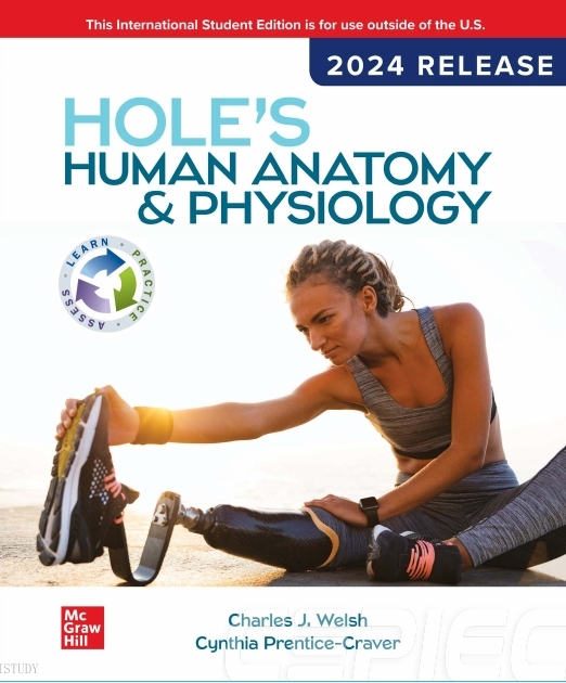 دانلود PDF کتاب Hole's Human Anatomy & Physiology - ویرایش 16 (2024)