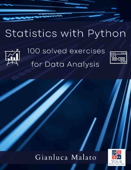 خرید PDF کتاب آمار با پایتون - ۱۰۰ تمرین و تحلیل داده (Statistics with Python)
