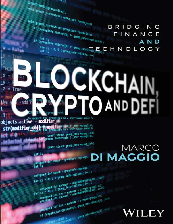 دانلود PDF کتاب Blockchain, Crypto and DeFi: Bridging Finance and Technology اثر Marco Di Maggio