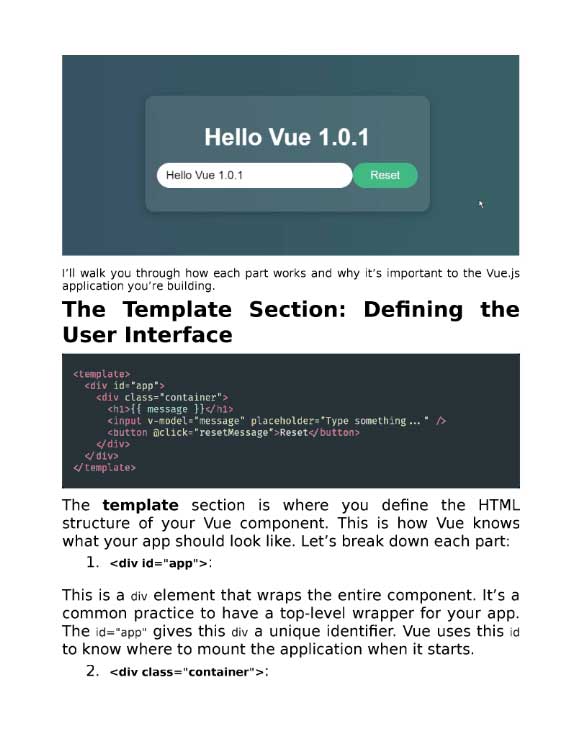 دانلود PDF کتاب MASTERING VUEJS FOR BEGINNERS 2024 – راهنمای جامع Vue.js برای توسعه تعاملی