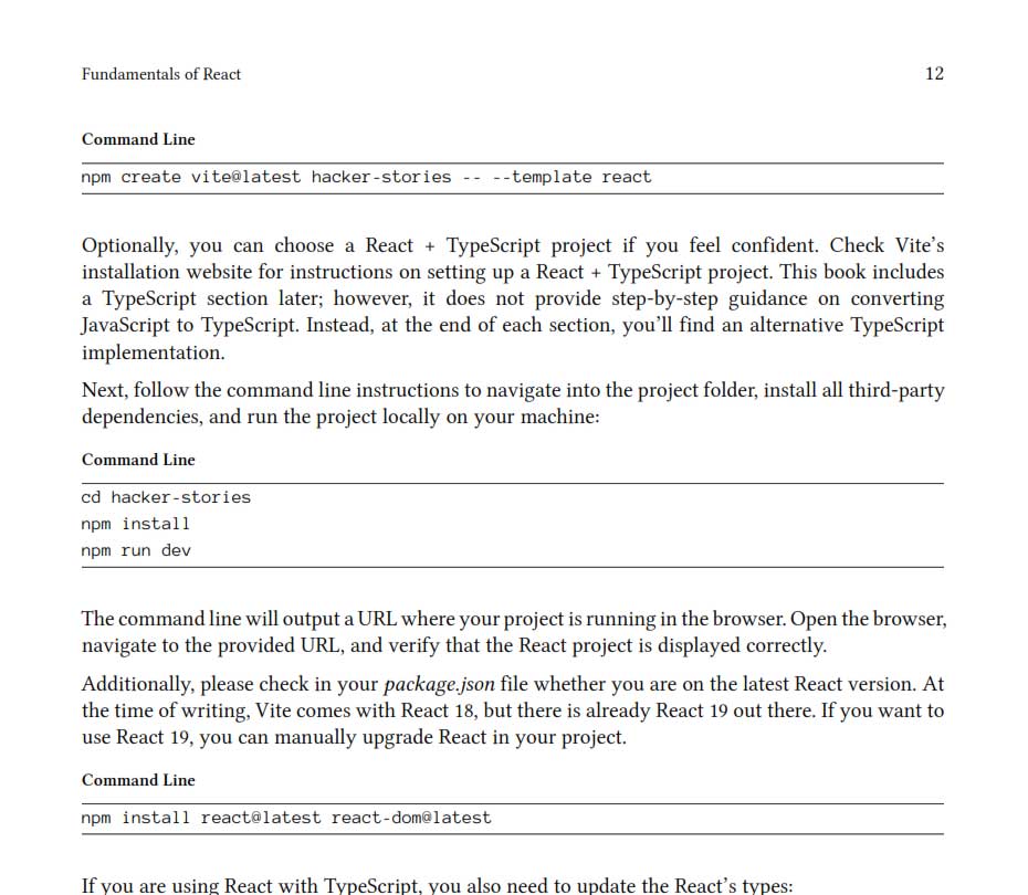 دانلود PDF کتاب The Road to React: The React.js 19 with Hooks in JavaScript Book (2025 Edition)