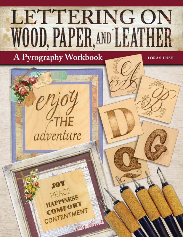 خرید کتاب حروف نگاری روی چوب، کاغذ و چرم - Lettering on Wood, Paper, and Leather